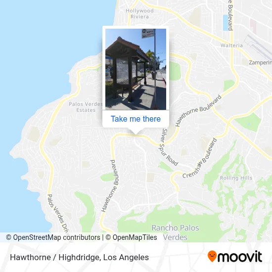 Hawthorne / Highdridge map