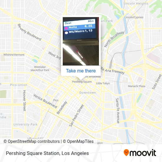 Pershing Square Station map