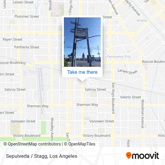Sepulveda / Stagg map