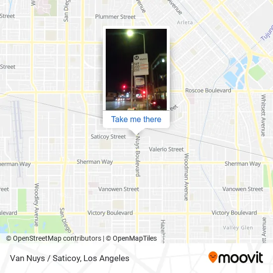 Van Nuys / Saticoy map