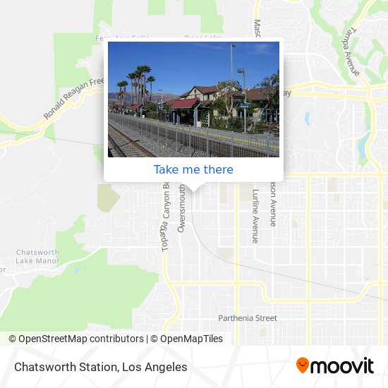 Chatsworth Station map