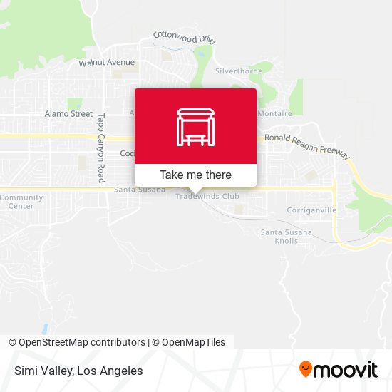 Simi Valley map