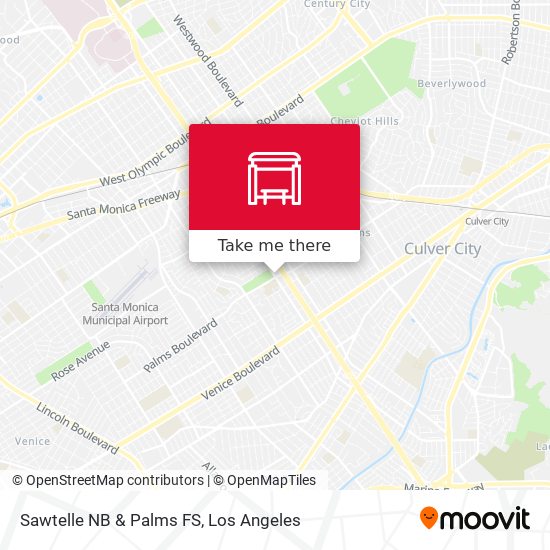 Sawtelle NB & Palms FS map