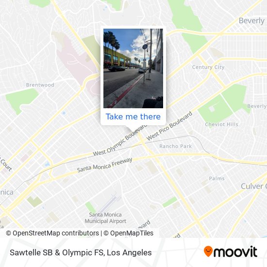 Mapa de Sawtelle SB & Olympic FS