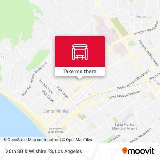 26th SB & Wilshire FS map