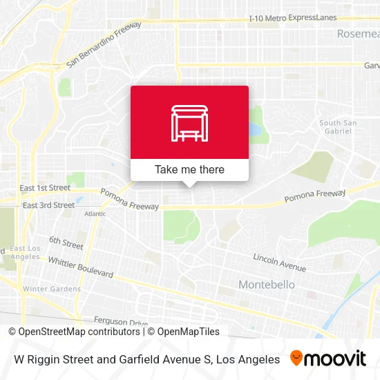 W Riggin Street and Garfield Avenue S map