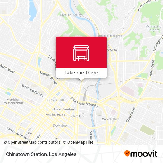 Mapa de Chinatown Station