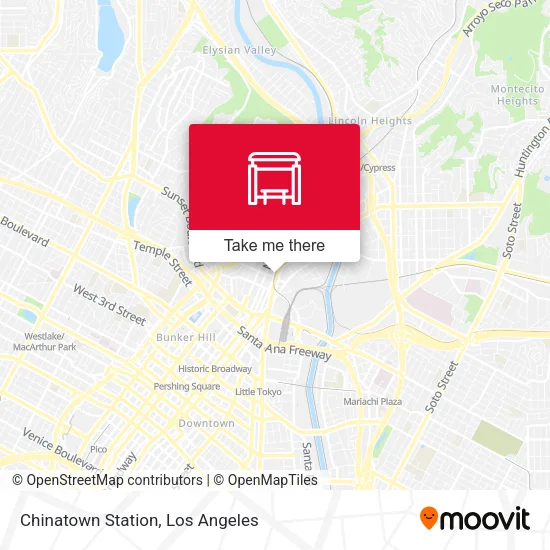 Chinatown Station map
