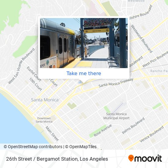 Mapa de 26th Street / Bergamot Station
