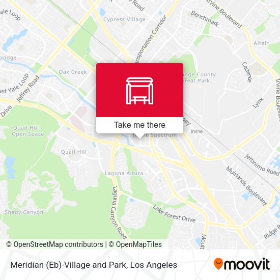 Meridian (Eb)-Village and Park map