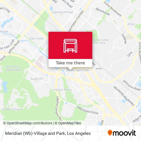 Meridian (Wb)-Village and Park map