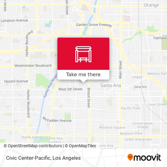 Civic Center-Pacific map