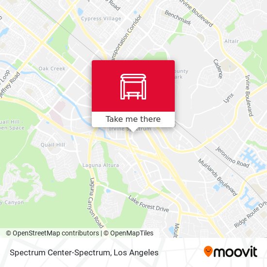 Spectrum Center-Spectrum map