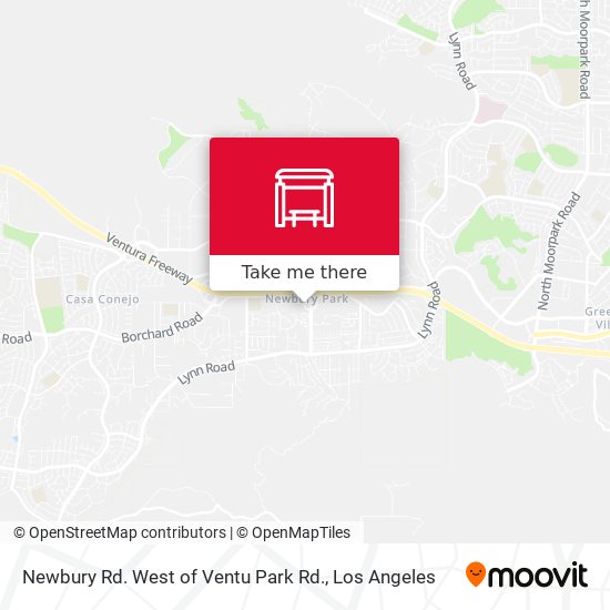 Newbury Rd. West of Ventu Park Rd. map