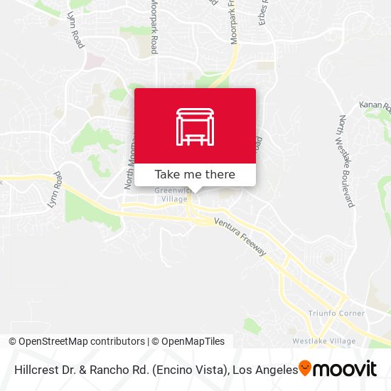 Hillcrest Dr. & Rancho Rd. (Encino Vista) map