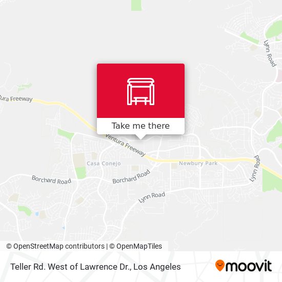 Teller Rd. West of Lawrence Dr. map