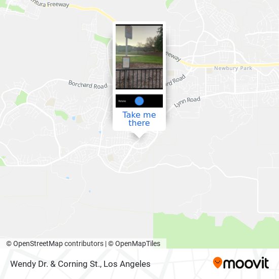 Wendy Dr. & Corning St. map