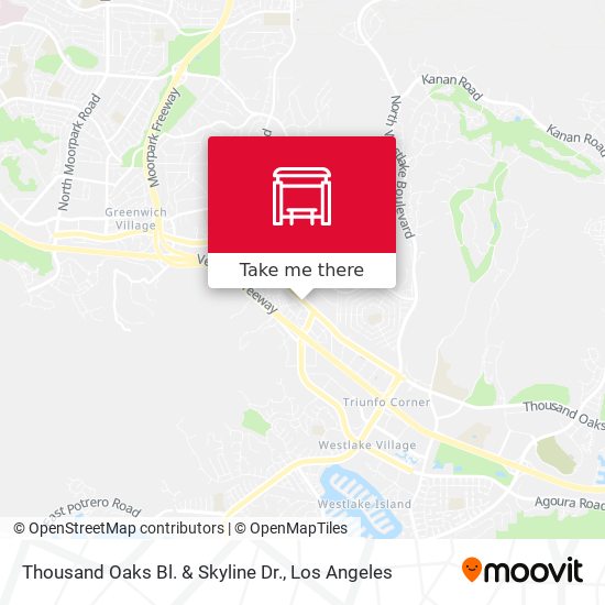 Mapa de Thousand Oaks Bl. & Skyline Dr.
