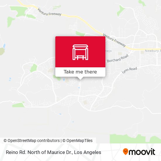 Reino Rd. North of Maurice Dr. map