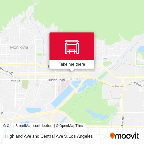 Highland Ave and Central Ave S map