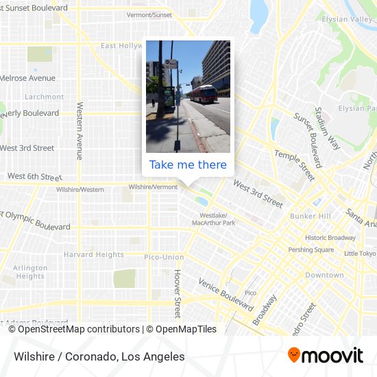 Wilshire / Coronado map