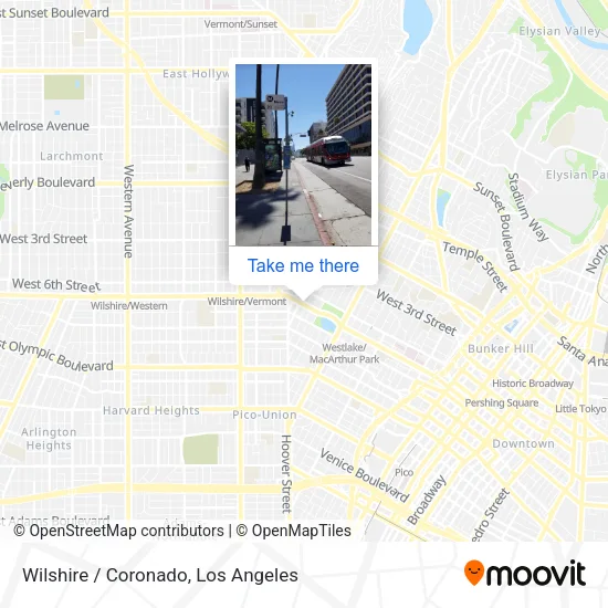 Wilshire / Coronado map