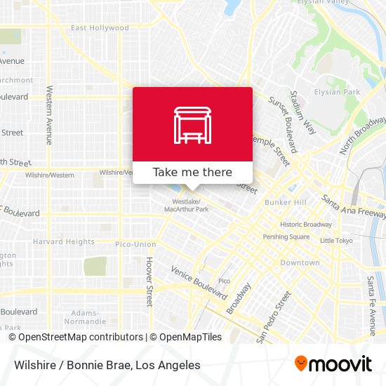 Mapa de Wilshire / Bonnie Brae