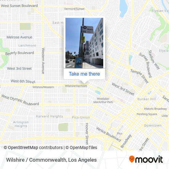 Mapa de Wilshire / Commonwealth