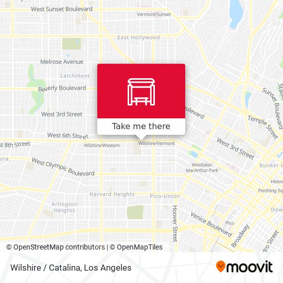 Wilshire / Catalina map