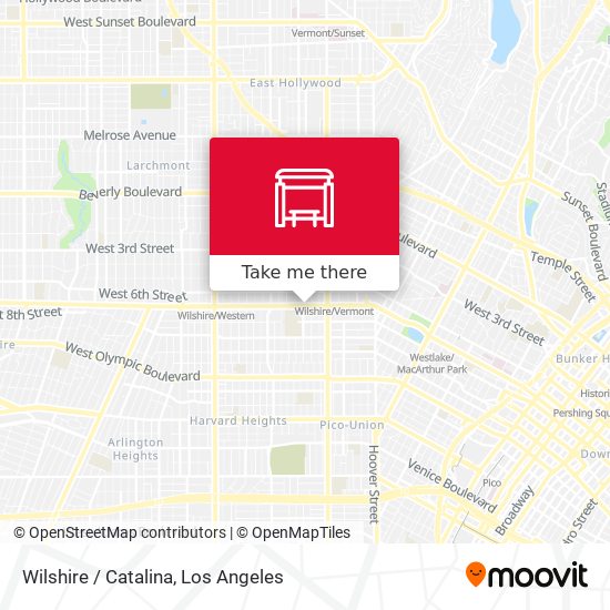 Wilshire / Catalina map