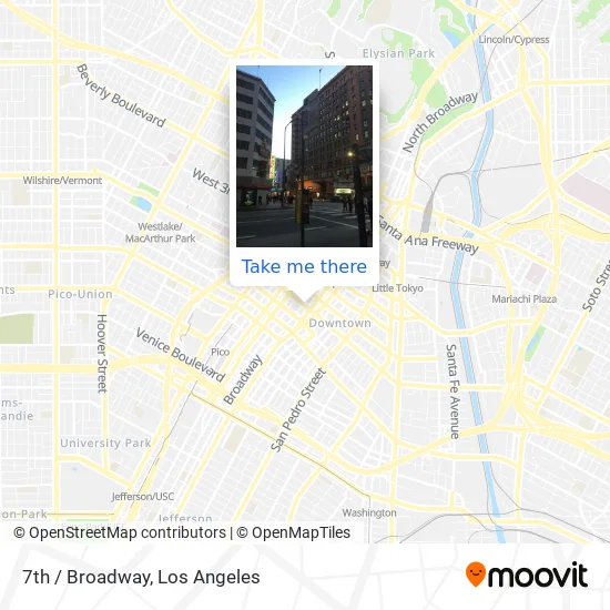 7th / Broadway map