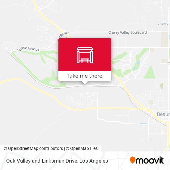 Oak Valley and Linksman Drive map