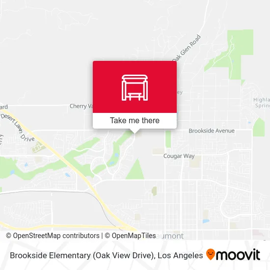 Brookside Elementary (Oak View Drive) map