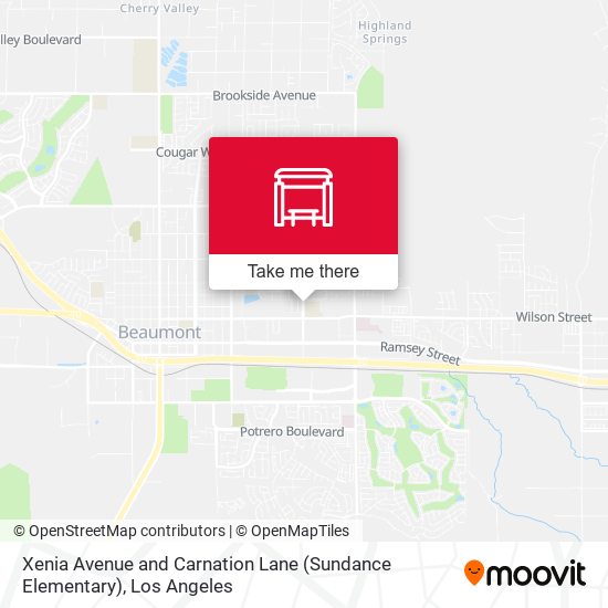 Xenia Avenue and Carnation Lane (Sundance Elementary) map