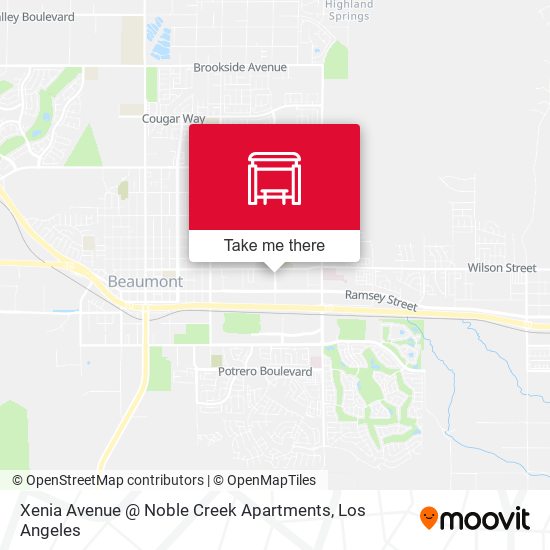 Mapa de Xenia Avenue @ Noble Creek Apartments
