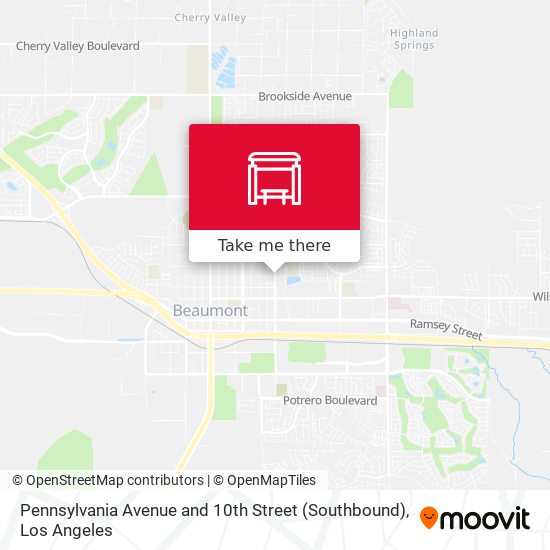 Mapa de Pennsylvania Avenue and 10th Street (Southbound)