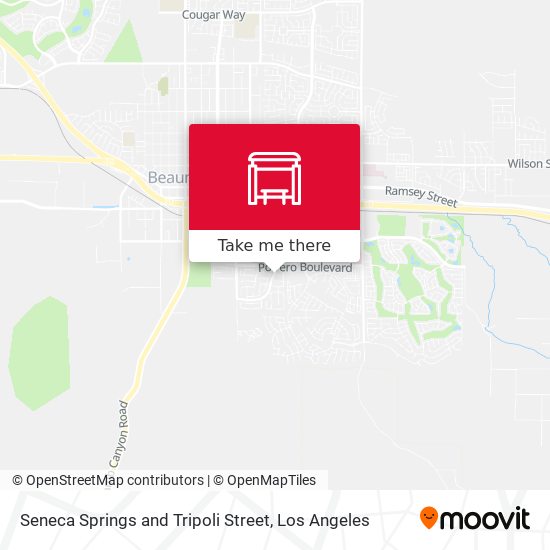 Seneca Springs and Tripoli Street map