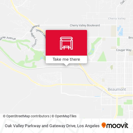 Mapa de Oak Valley Parkway and Gateway Drive