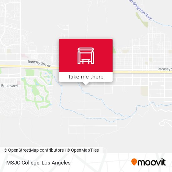 Mapa de MSJC College