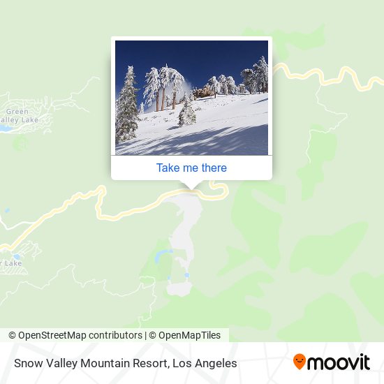 Snow Valley Mountain Resort map