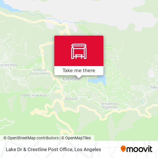 Mapa de Lake Dr & Crestline Post Office
