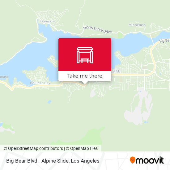 Big Bear Blvd - Alpine Slide map