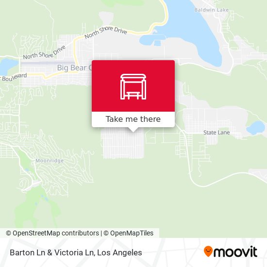 Barton Ln & Victoria Ln map