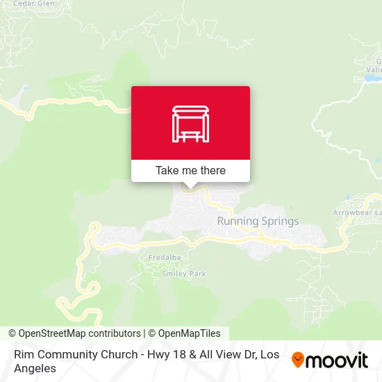 Rim Community Church - Hwy 18 & All View Dr map