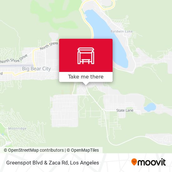 Greenspot Blvd & Zaca Rd map
