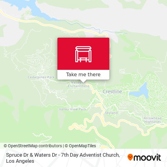 Spruce Dr & Waters Dr - 7th Day Adventist Church map