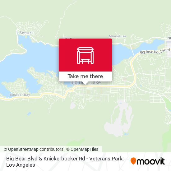 Big Bear Blvd & Knickerbocker Rd - Veterans Park map