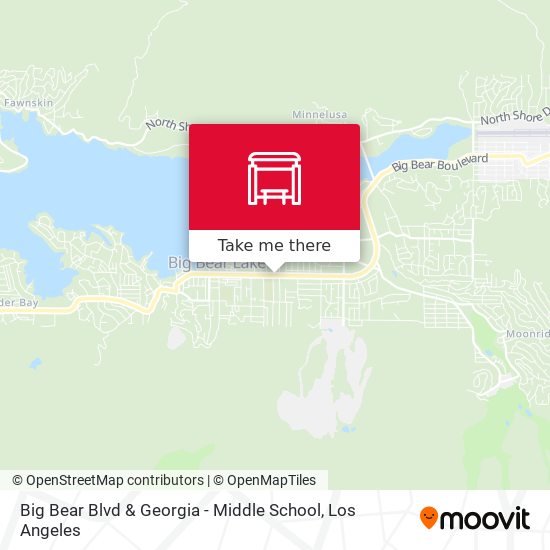 Big Bear Blvd & Georgia - Middle School map