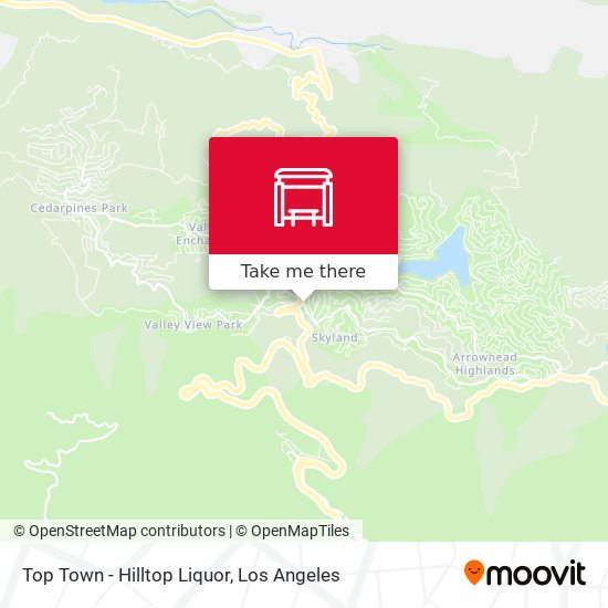 Top Town - Hilltop Liquor map