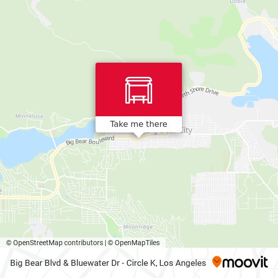 Big Bear Blvd & Bluewater Dr - Circle K map